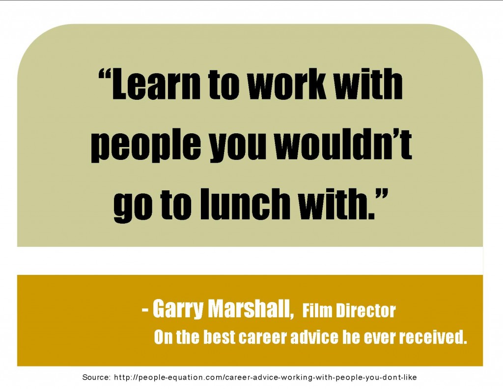 Career Advice Garry Marshall Quote