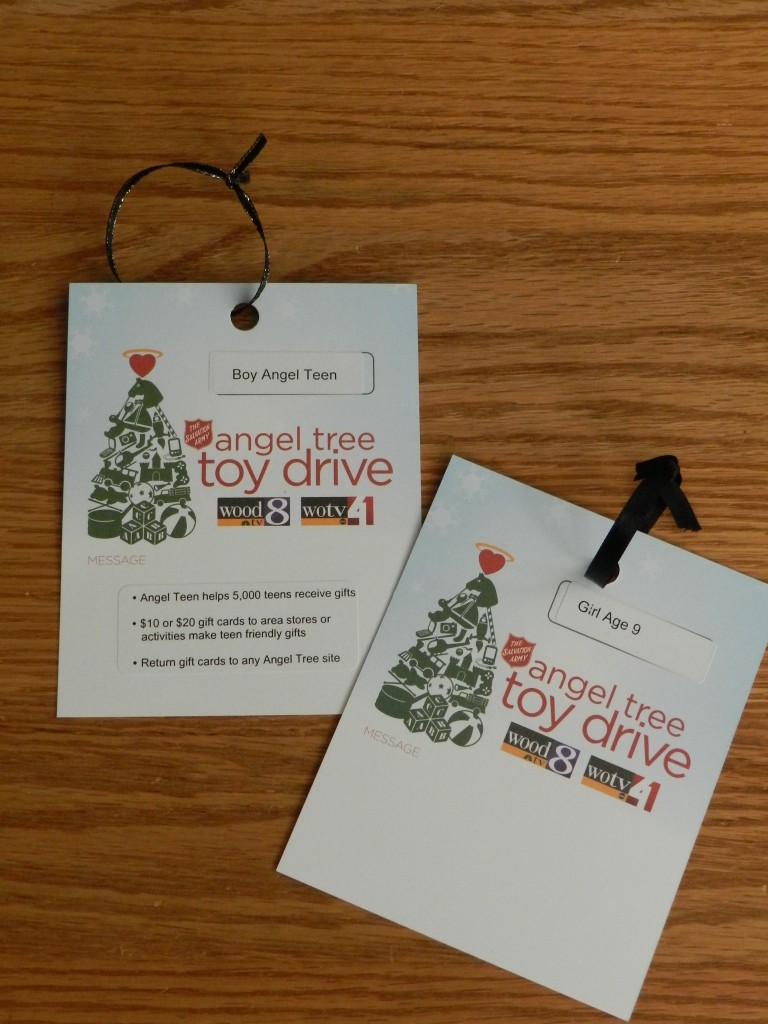 Angel Tree Toy Drive card