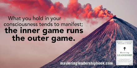 inner game runs outer game quote