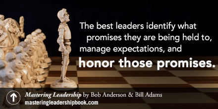 promises mastering leadership quote