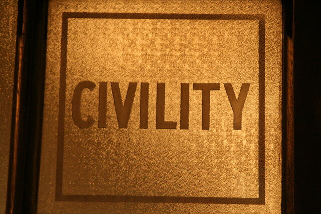 civility welcome mat