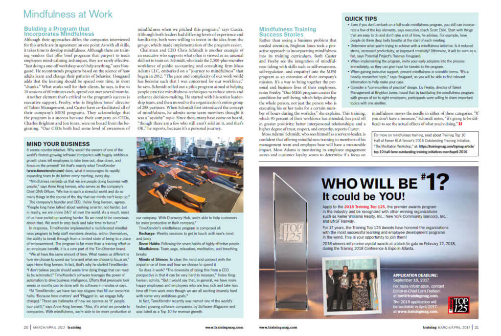Mindfulness at Work